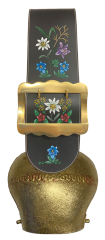 Glocke Roulin Kuh GR-Geschnitzt (10340-111G)